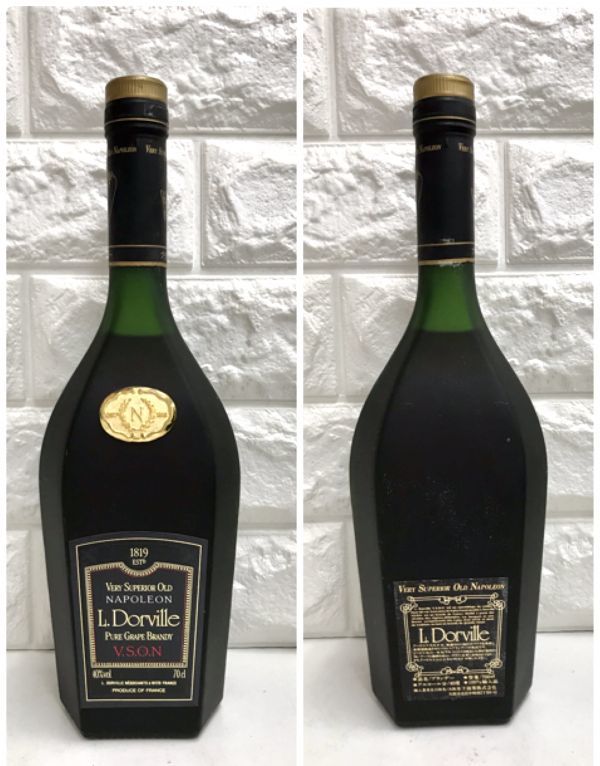 5本セット 未開栓 ナポレオン ドービル ブランデー 700ml 40度 L