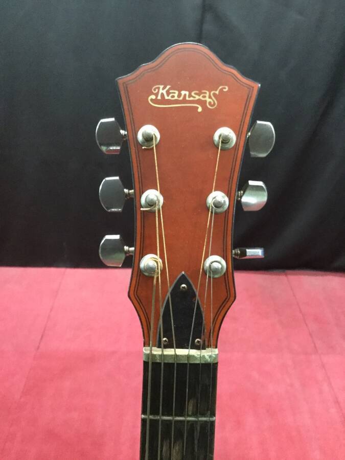 ◇#Kansas KANSAS カンサス W-250 アコースティックギター☆現状品