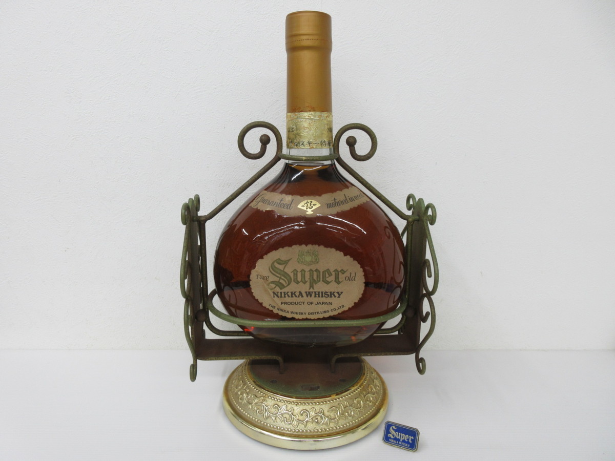 【豊富な，SALE】 ニッカウヰスキー スーパーニッカ 3785ml 43% マグナムサイズ 台座付き 国産ウイスキー 特級 NIKKA 古酒 未開栓 発送先広島県限定/B13639(日本)｜売買されたオークション情報、yahooの商品情報をア 日本