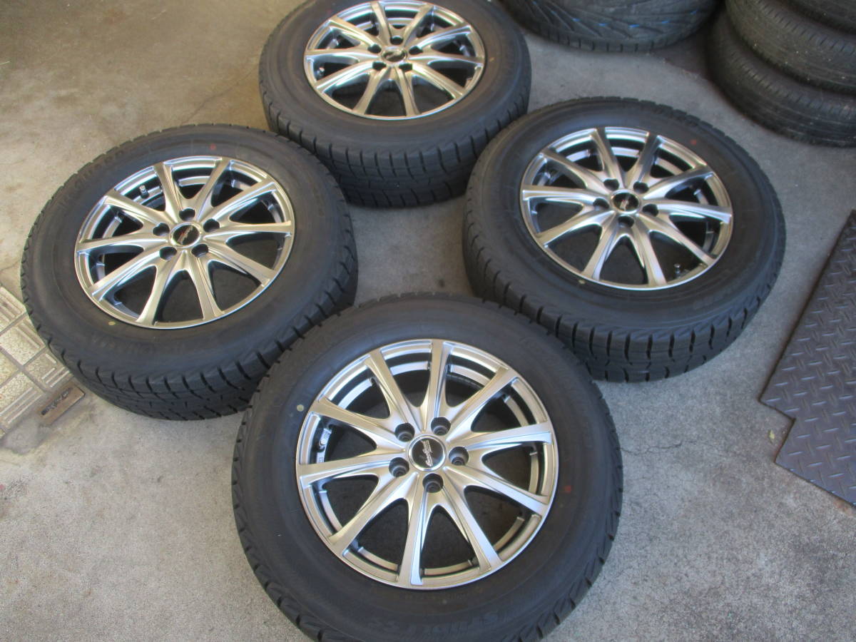 ユーロスピード 195/65R15 スタッドレス PCD100 6J