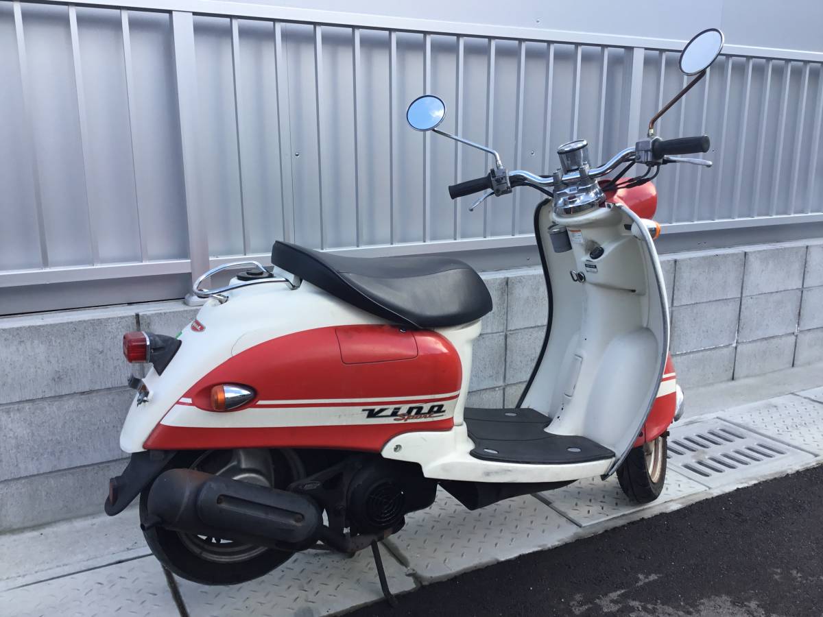 ビーノ 5AU 2st 実働 書類付き 原付 50cc ディオ レッツ バイク 