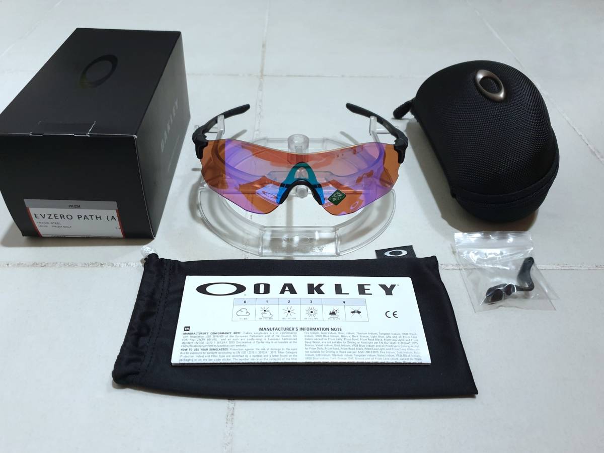 1円スタート OAKLEY EVZERO PATH アジアフィット PRIZM GOLF 
