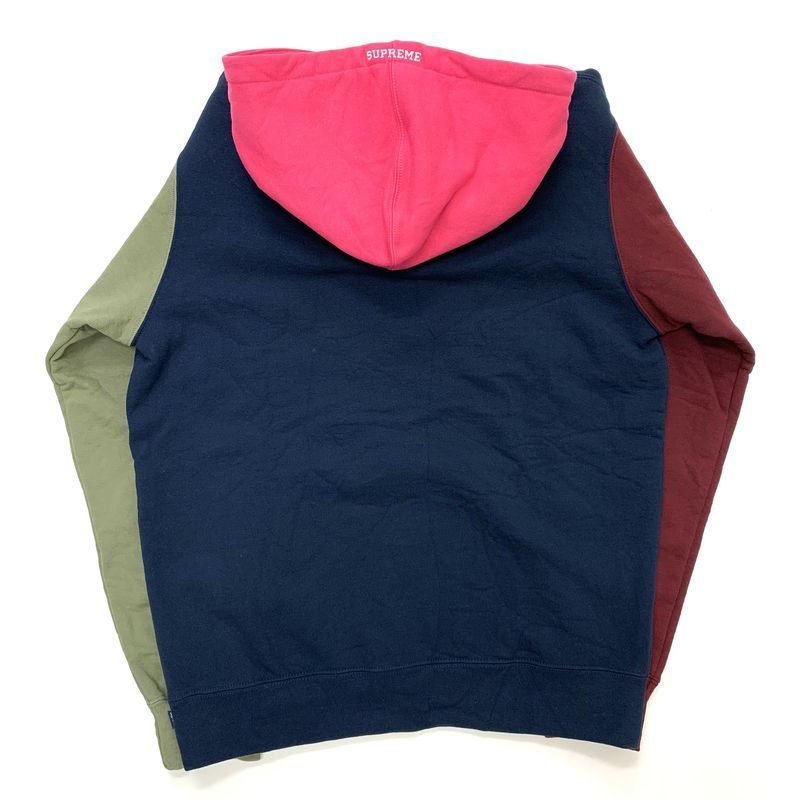 19SS】 Supreme シュプリーム S Logo Color Blocked Hoodie Sロゴ 