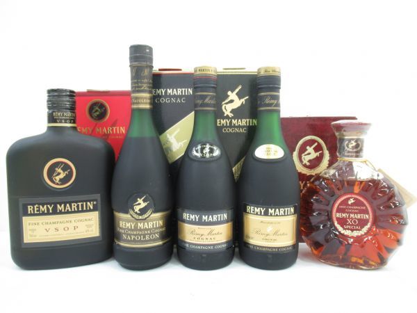 古酒 5本セット REMY MARTIN レミーマルタン 各種 ナポレオン VSOP XO