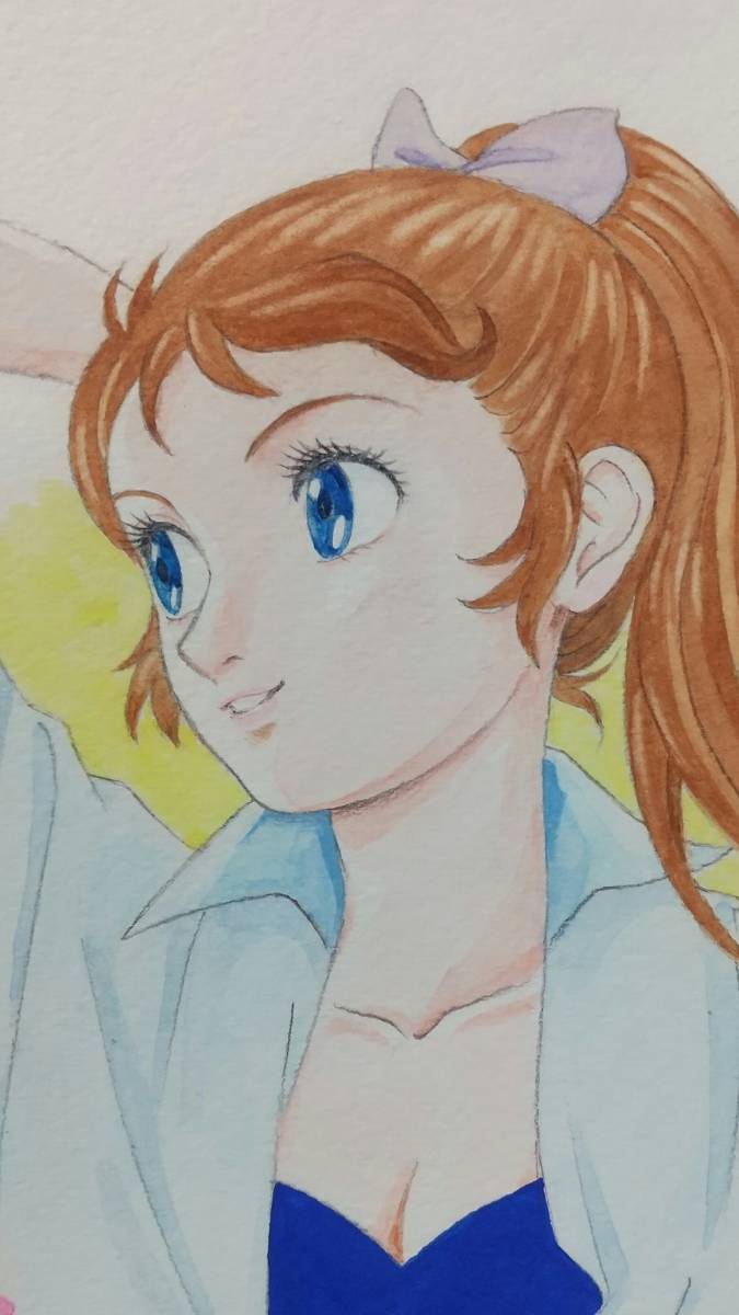 魔法のマコちゃん 直筆水彩画 キャラクターデザイン作画監督高橋信也