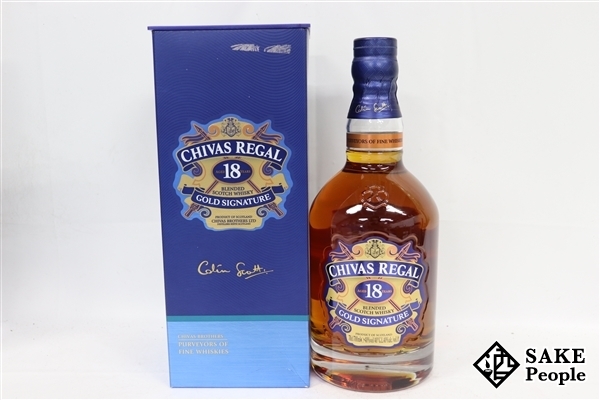 ◇注目! シーバス・リーガル 18年 ゴールドシグネチャー 700ml 40% 箱 コニャック 18年 シーバスリーガル ゴールドシグネチャー シーバス・リーガル ◇注目! 18年』複雑で芳醇なスーパープレミアムウイスキー