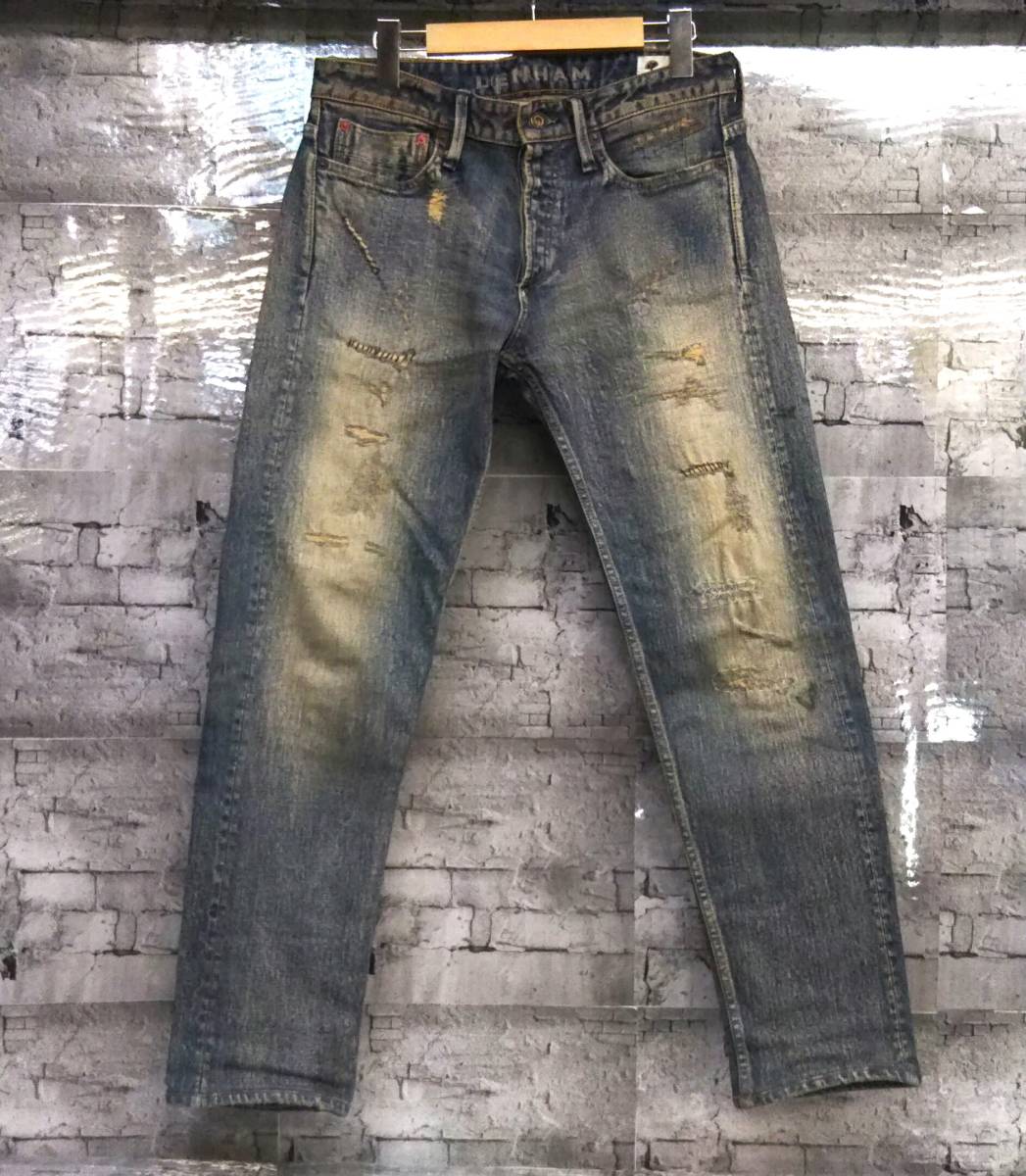 DENHAM デンハム RAZOR レイザー ジーンズ デニムパンツ ダメージ加工 