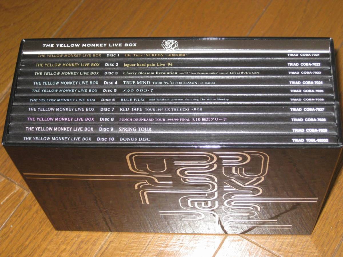 初回生産限定盤！ザ イエローモンキー（吉井和哉）・10DVD・「THE