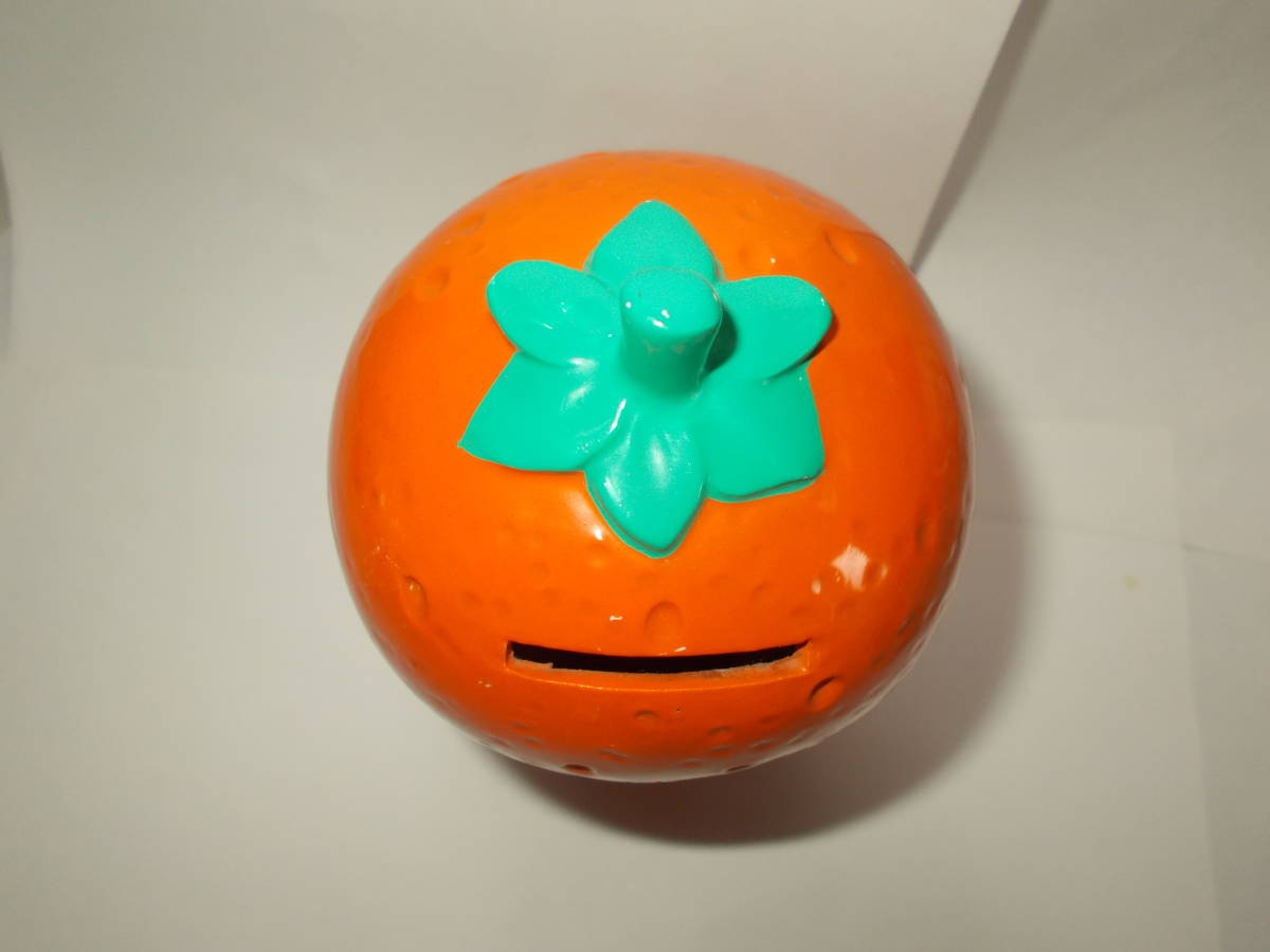 昭和レトロ 内藤ルネ ミカン・人形 陶器貯金箱 中古品(貯金箱)｜売買