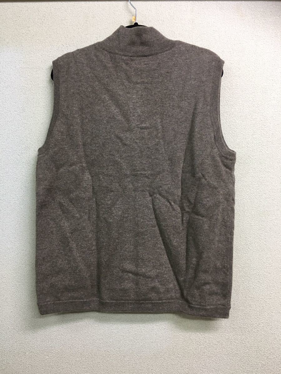 新品 Lake Alster カシミヤ100％ニットベスト リバーシブル 厚手 ☆新品タグ付☆【レイクアルスター/ Lake Alster】カシミヤ100