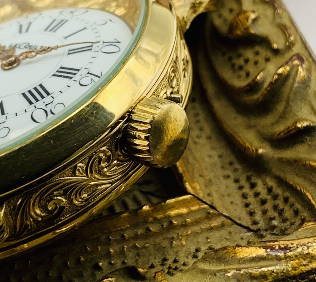 【自分へのご褒美に♪】豪華◆オメガOmega◆1910’14KGP◆ヴィンテージスケルトン◎OH済◎手巻きメンズウォッチアンティーク中古LC115-1_4