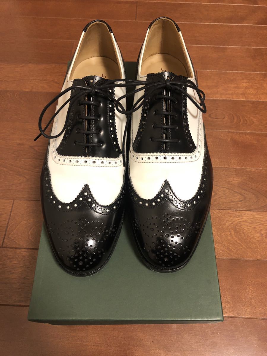 ★アルフレッドサージェント　コンビ　ウイングチップ　6.5F 極美品　送料込　Alfred Sargent★