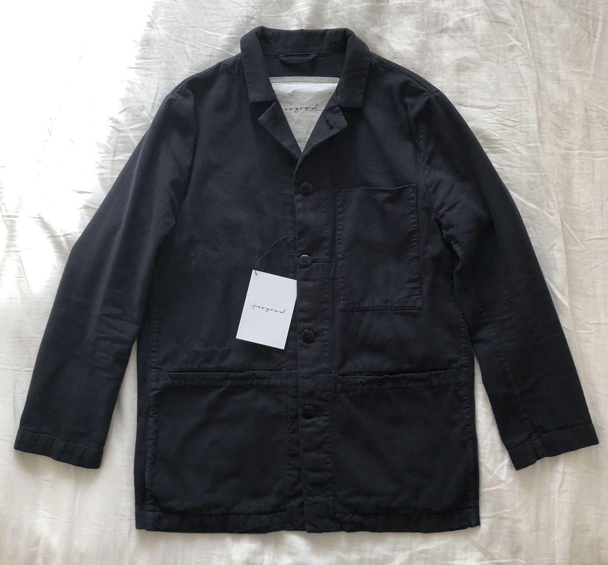 美品20ss toogood THE CARPENTER JACKET 4 黒 Frint トゥーグッド