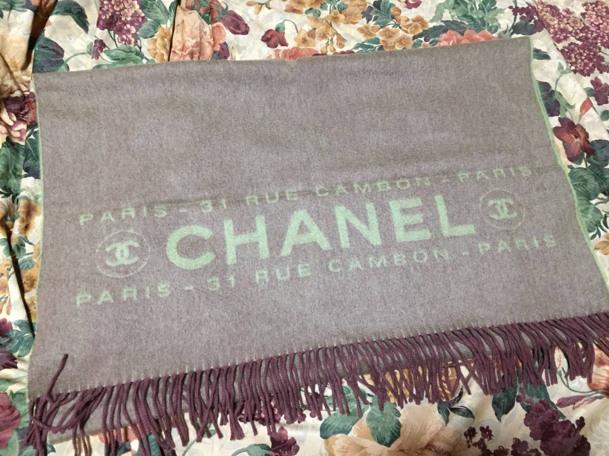 CHANEL シャネル ☆ 勿論本物 マフラー ストール スカーフ 