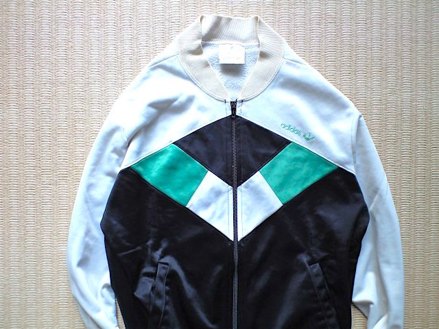 レアカラー 80s ヴィンテージ adidas USA製 ジャージ ブラック x  