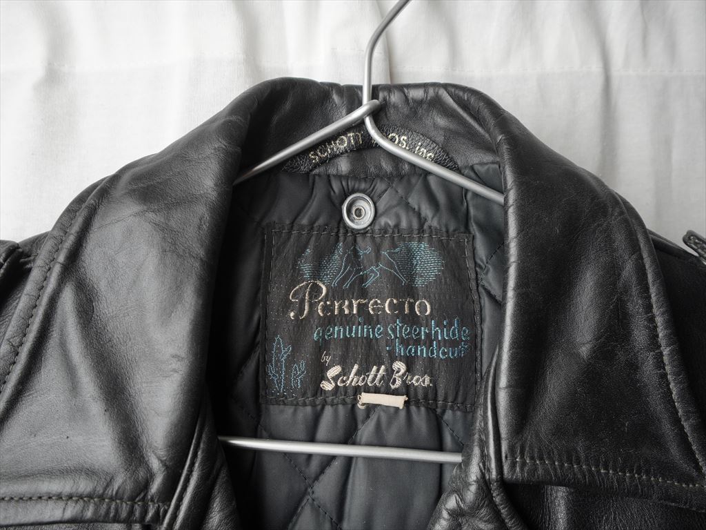 50s60s ビンテージ Schott ショット 黒タグ サボテンタグ ワンスター 