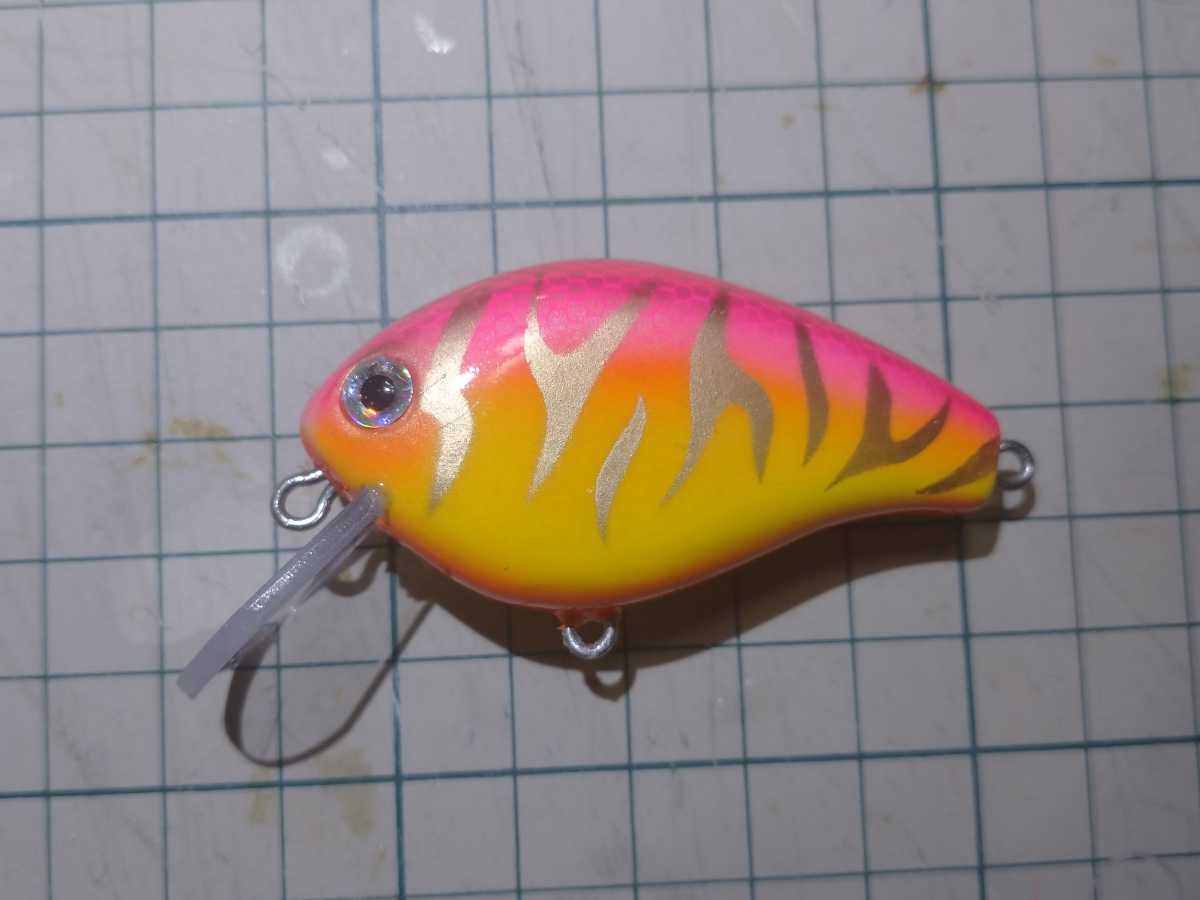 バルサ製 フラットサイドクランク ピンクバックタイガー_1