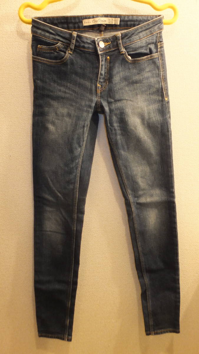 ZARA JEANS Core Denim Ladies Slim Jeans Size 2 ザラ レディース スリムジーンズ IN