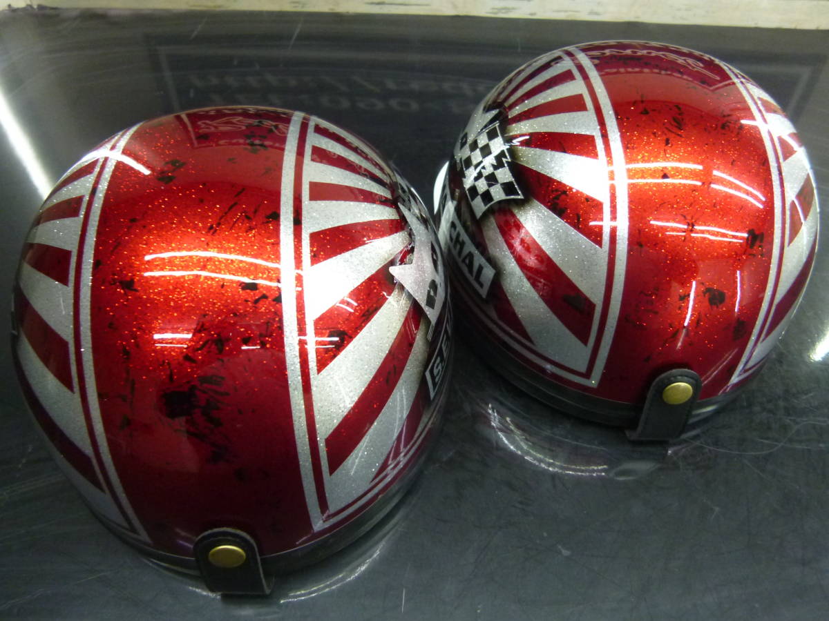 カスタムコルク半 Candyレッドラップ シルバーラメ 見苦しい 