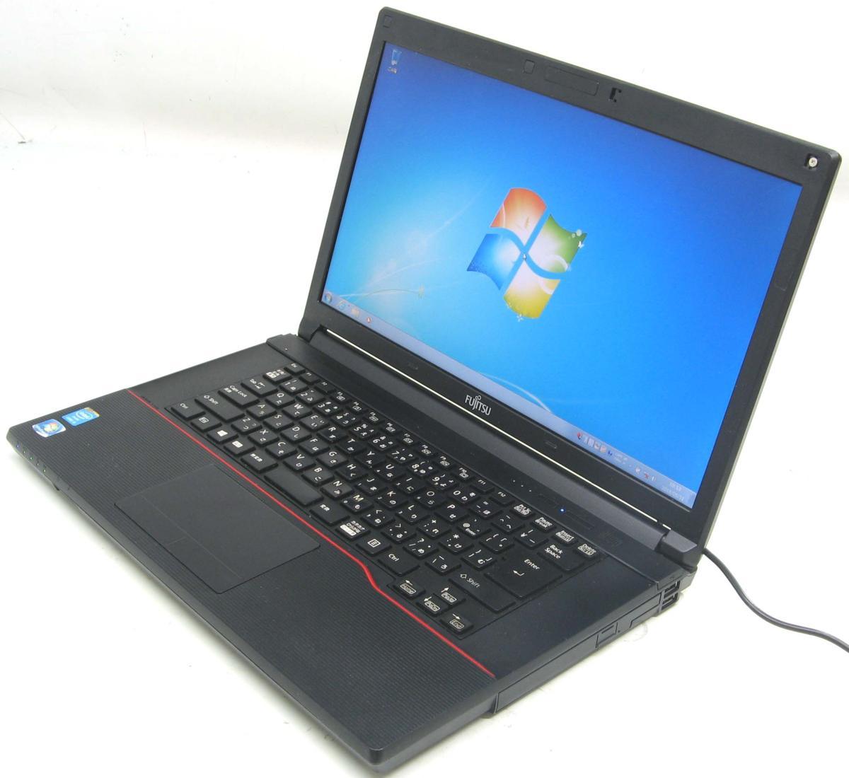 美品 中古美品高性能ノートPC富士通A574H 新品爆速SSD256GB搭載/Corei5-