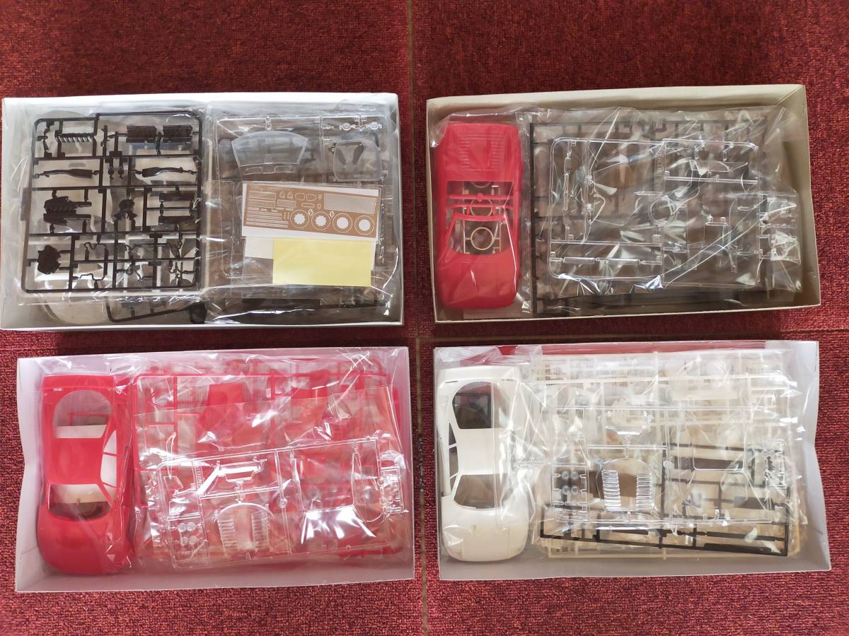 FUJIMI　フェラーリ4品　F12ベルリネッタ・F355SPIDER・F40コロンボ・F40TOTIP　1/24　未組み立て_2