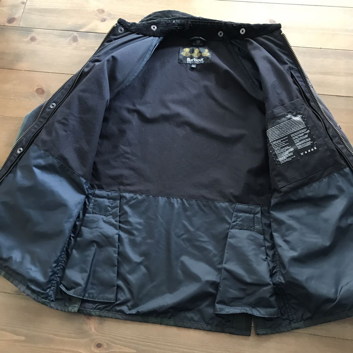 美品 英国製 Barbour ビデイル SL 34 BEDALE バブアー ブラック 