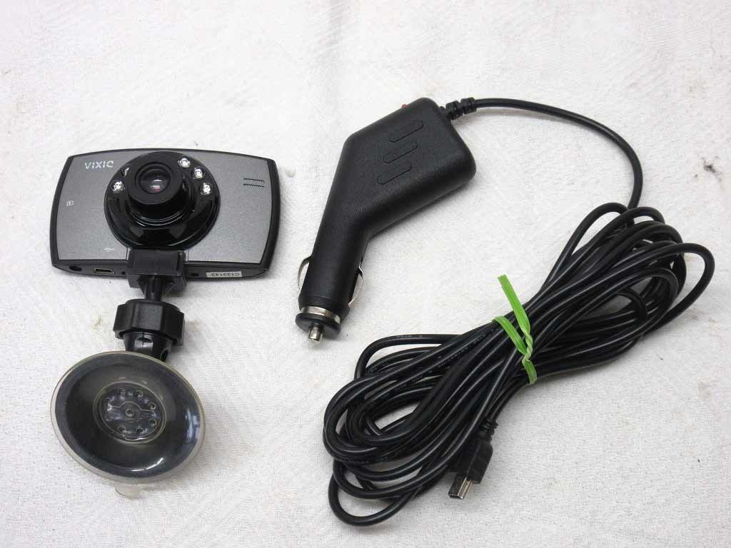 02124Z ドライブレコーダー VIXIC 12V シガー通電OK 中古 現状 売り切り_1