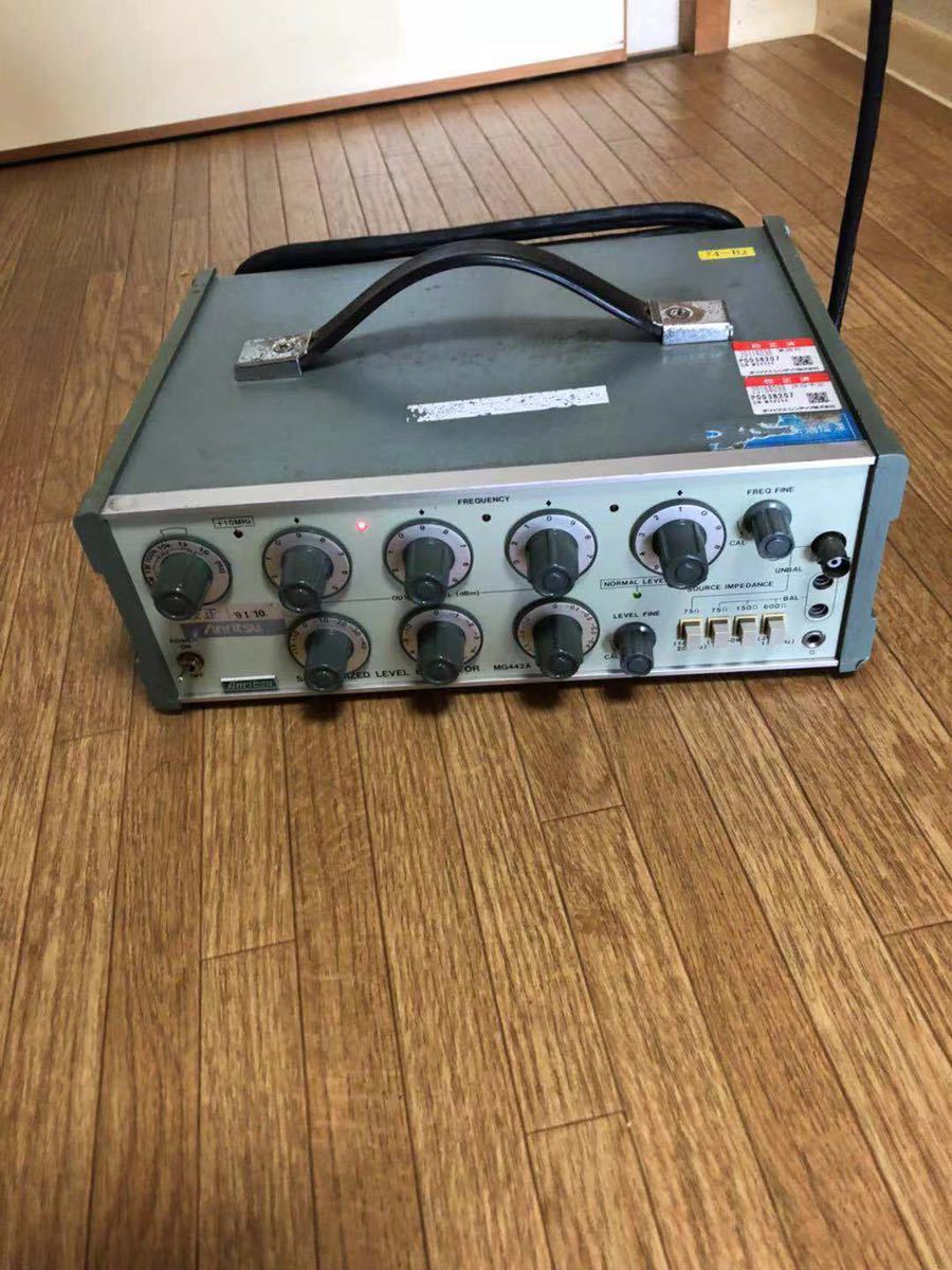 低周波信号発生器MG442A アンリツグループ 信号発生器」の落札相場・落札価格 Yahoo