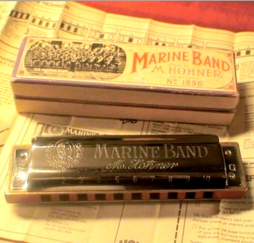ビンテージ紙箱 Hohner Marine Band キーG 1本 検索 ホーナー ブルースハープ マリンバンド ハーモニカ(ハーモニカ