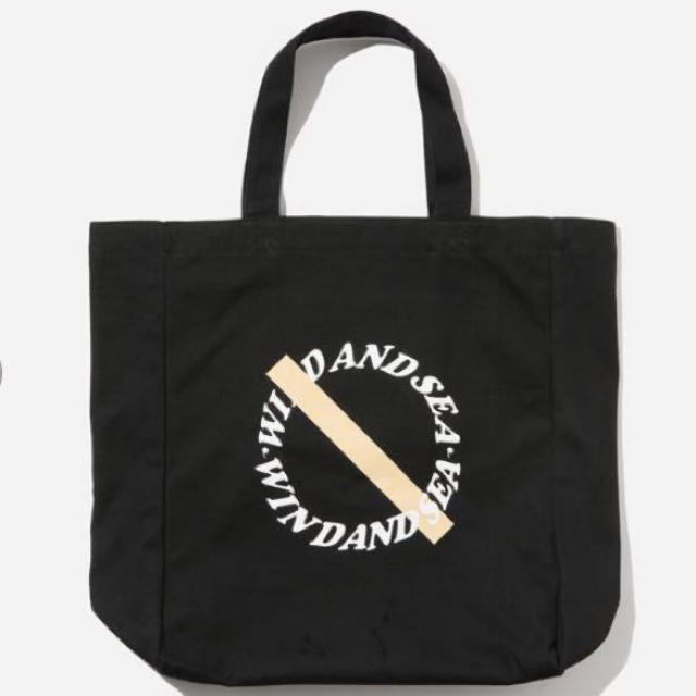 新品納品書付き WIND AND SEA X SATURDAYS SURF NYC トート バッグ 黒