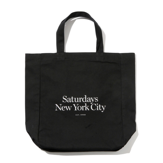 新品納品書付き WIND AND SEA X SATURDAYS SURF NYC トート バッグ 黒