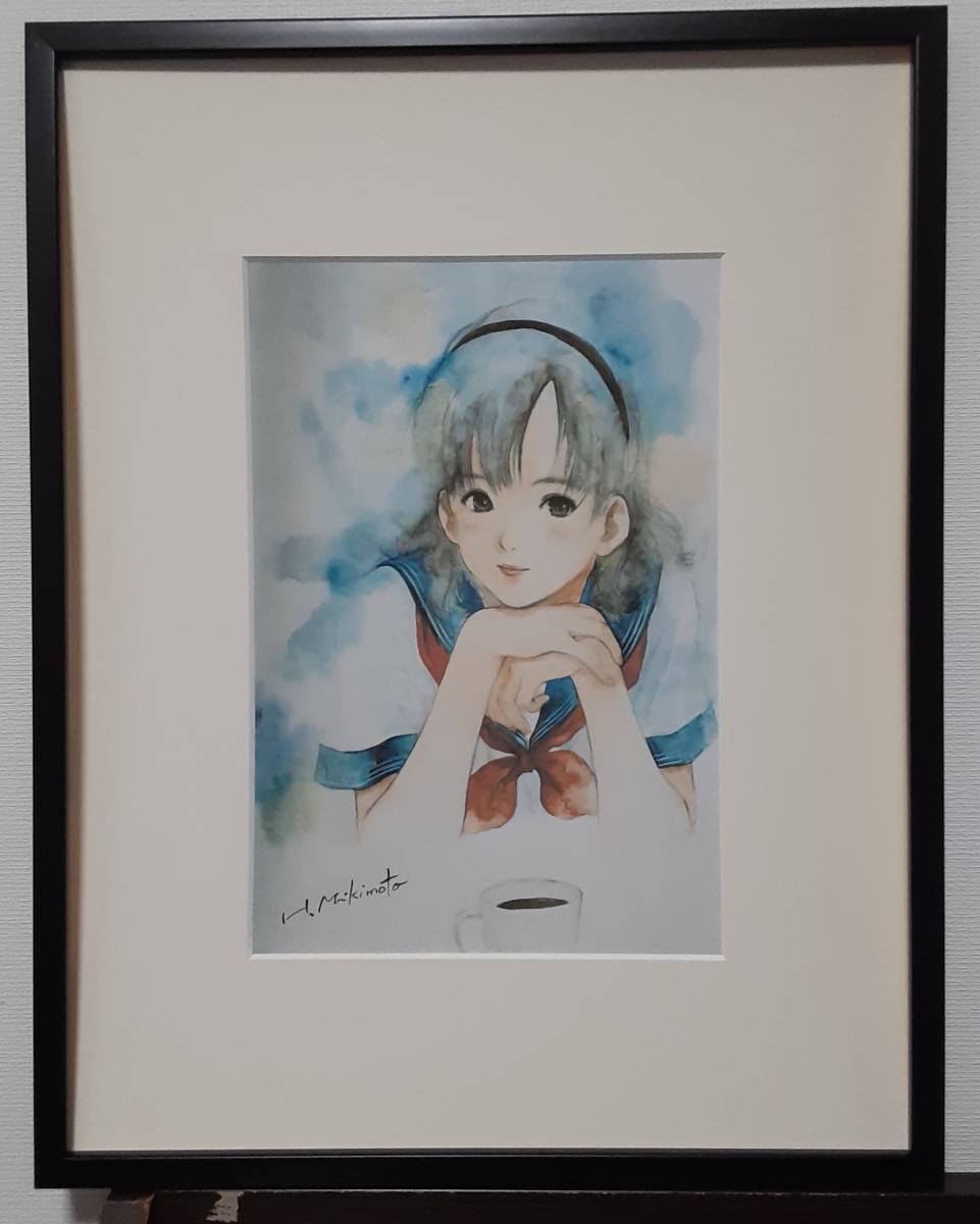摸写□版画作品□『未来』□希少作品□美人画□ 裸婦画□ 額縁はF6 摸写□版画作品□『未来』□希少作品□美人画□ 裸婦画□ 額縁はF6