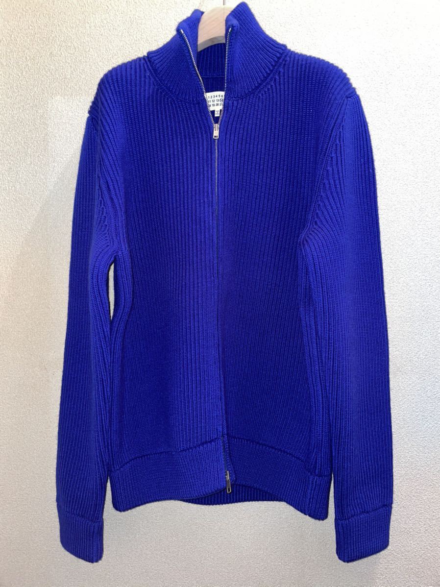  メゾン マルジェラ Maison Margiela 14 18AW ドライバーズ ニット S50GP0102 sizeM ブルー(セーター)｜売買されたオークション情報、yahooの商品情報をアーカイブ公開 - オークファン 男性用