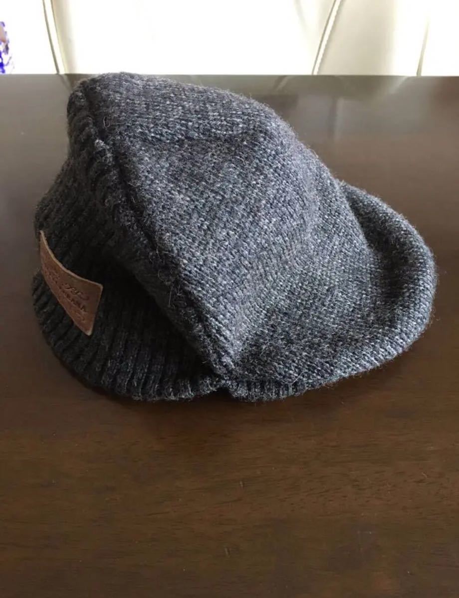 D&G/ドルチェアンドガッパーナ/ハンチング/キャップ/デニム/帽子 D&G ドルチェアンドガッパーナ ハンチング キャップ デニム 帽子 ロゴ M