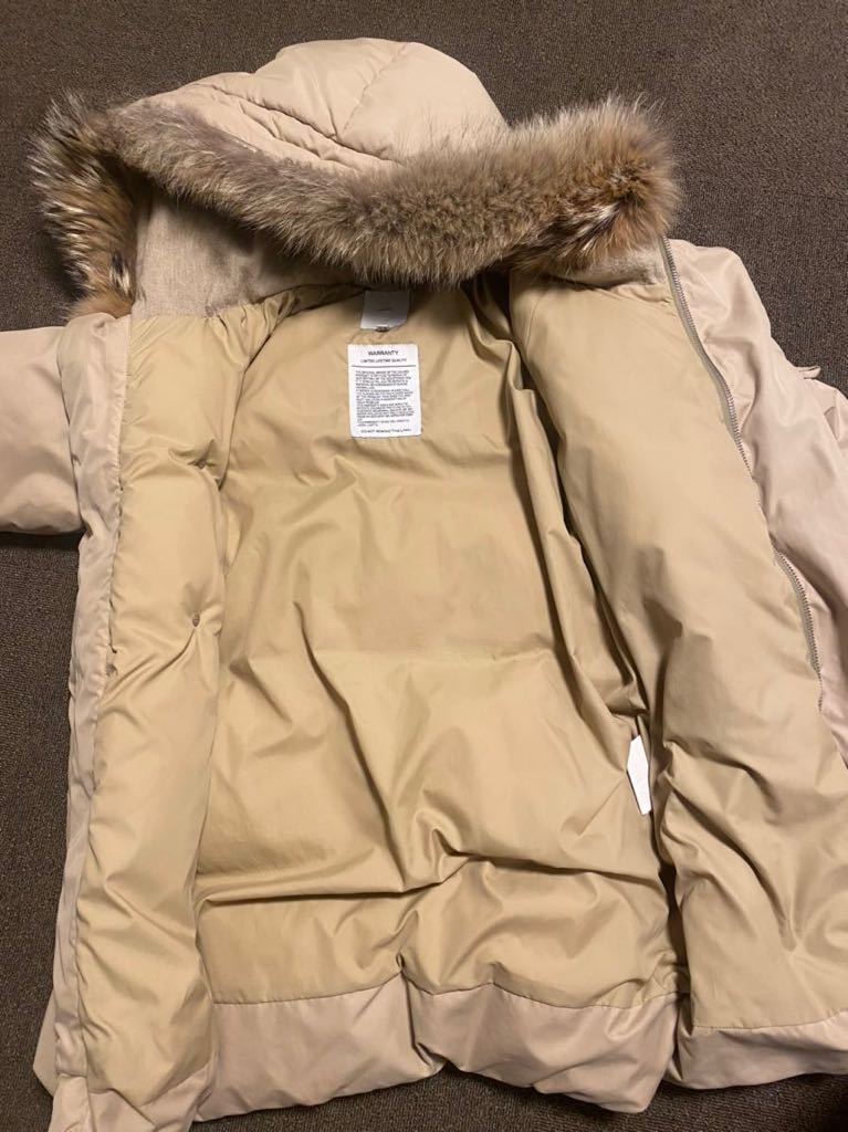 unusedアンユーズド コヨーテファーn3b typeダウンジャケットsize2  