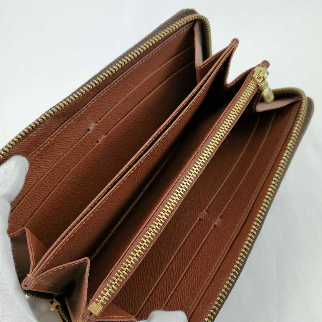 良品 LOUIS VUITTON ルイヴィトン モノグラム ジッピーウォレット ラウンドファスナー 長財布 小銭入れ CA3193(モノグラム ...