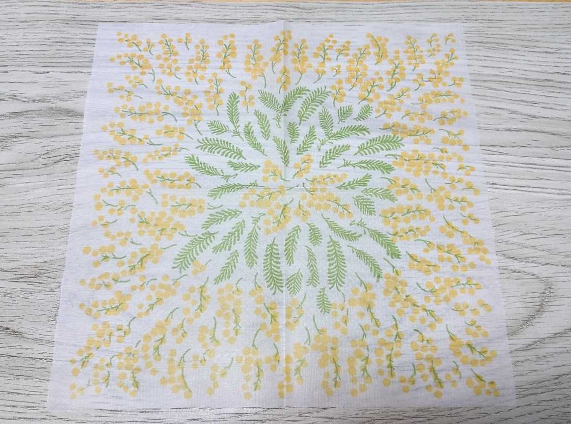 ペーパーナプキン ミモザ柄 10枚紙ナプキン バラ売り 日本製 おもてなし ラッピング 花柄 フラワー 上品 アフタヌーンティーに ラッピング ナプキン 売買されたオークション情報 Yahooの商品情報をアーカイブ公開 オークファン Aucfan Com