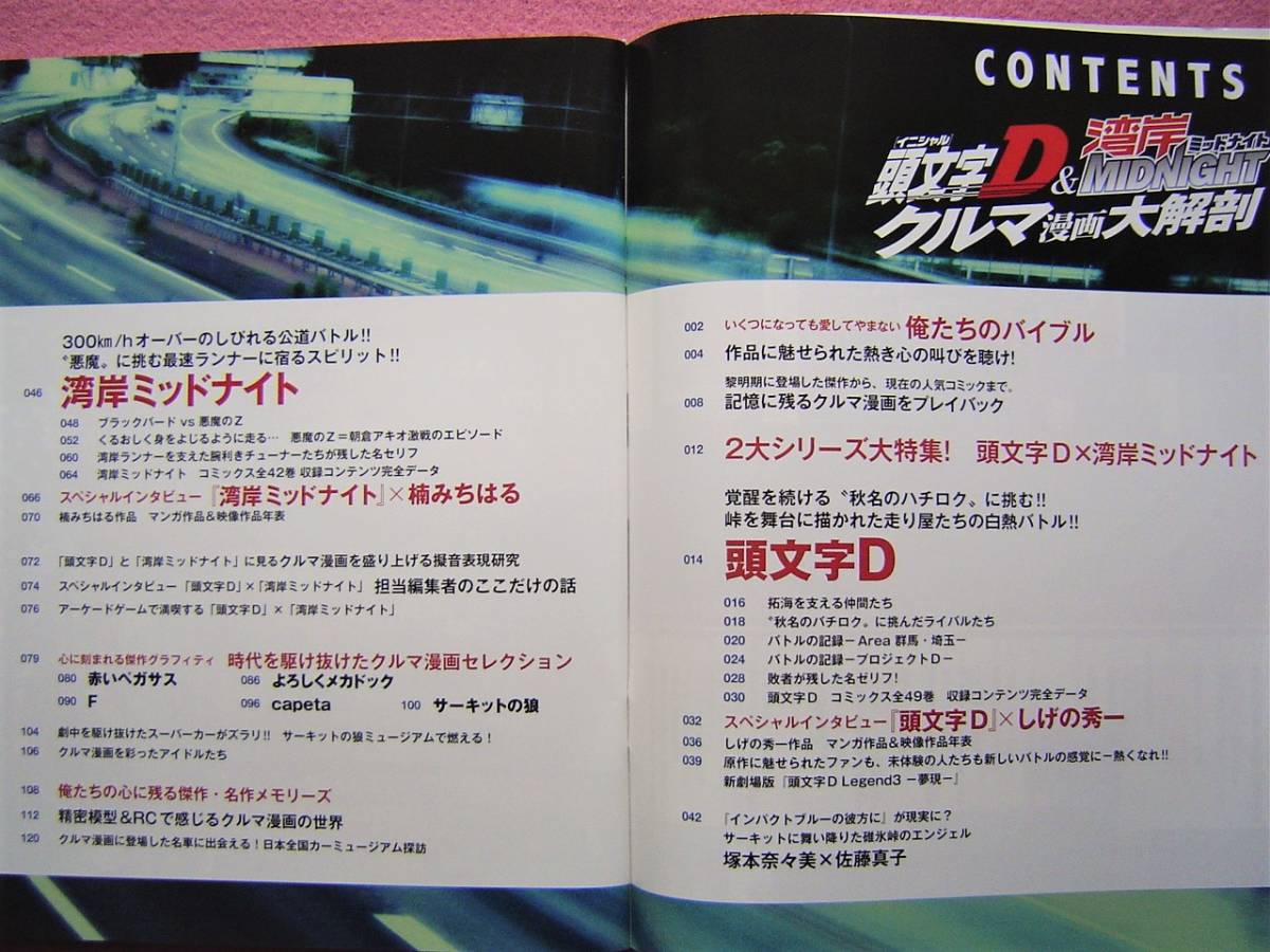 ☆ 頭文字D＆湾岸ミッドナイト クルマ漫画大解剖⑤ イニシャルD/完全