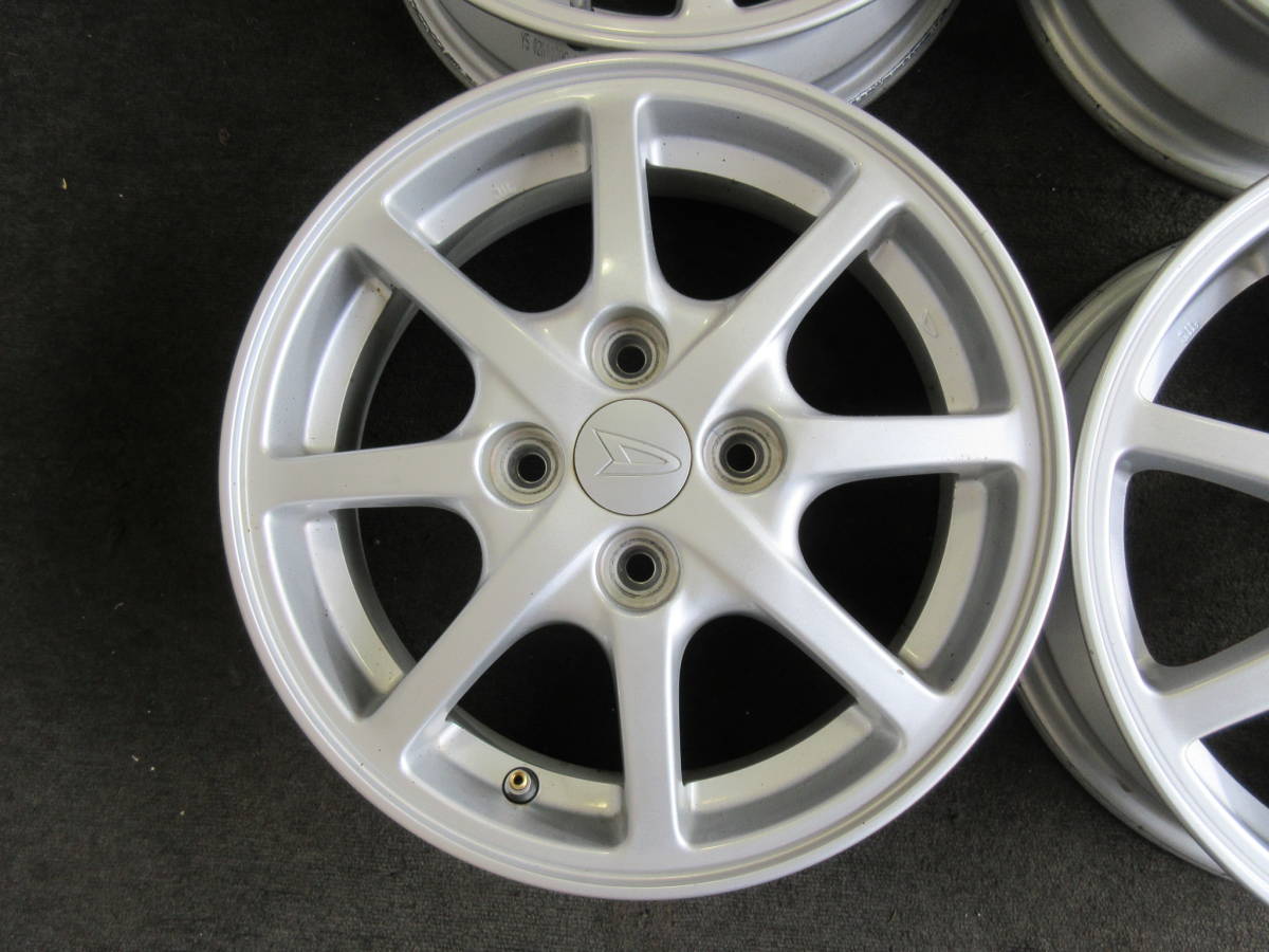 マ*ク様 ア*︎様 ダイハツ 純正LA300S ミライース14インチアルミホイー ⑦Y3650-1[一台分・買得品]☆ダイハツ/LA300S ミライース純正品 14