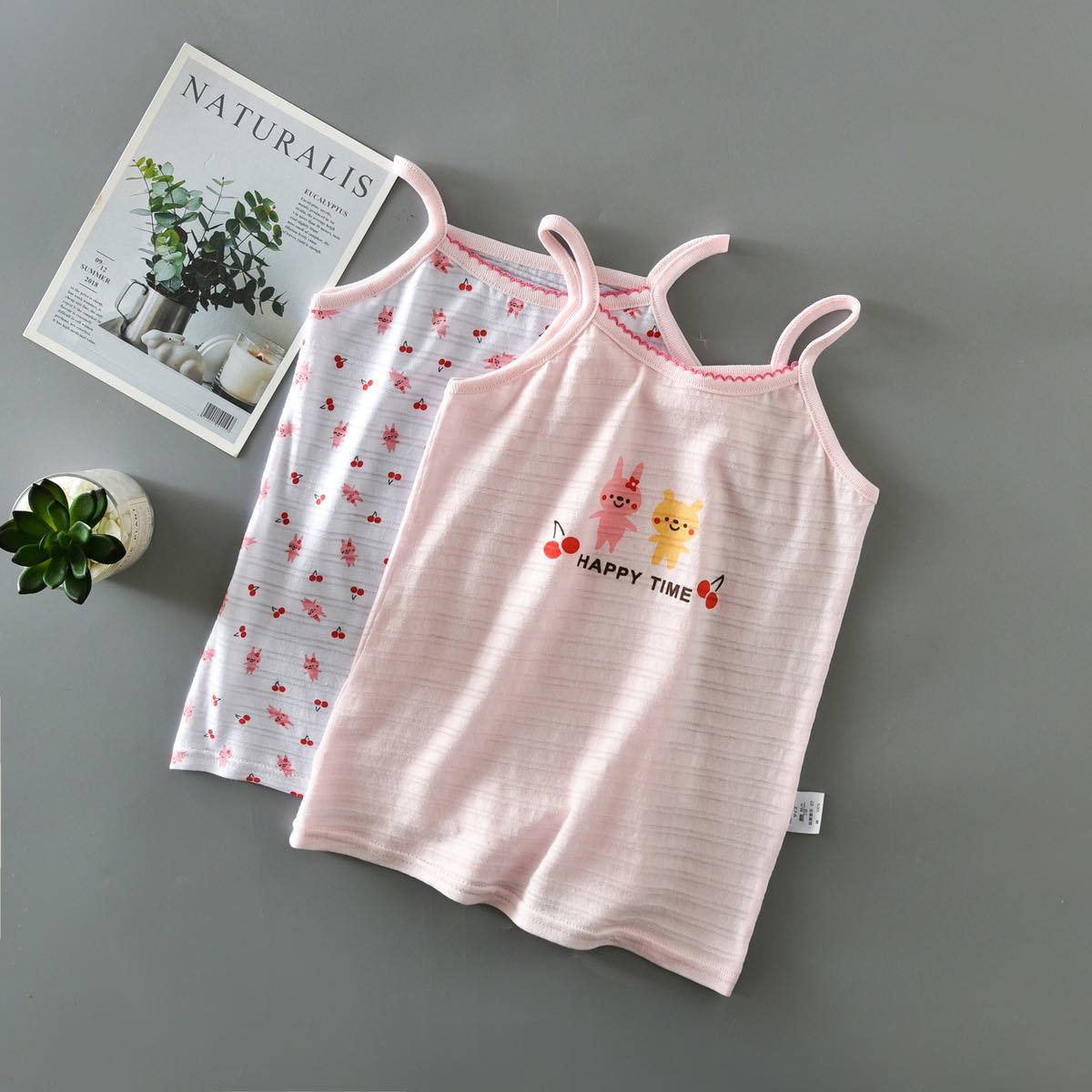 大 メッシュ素材 汗吸収 涼やかなタンク女の子２枚セット綿100 1cm 1 115 124cm 売買されたオークション情報 Yahooの商品情報をアーカイブ公開 オークファン Aucfan Com