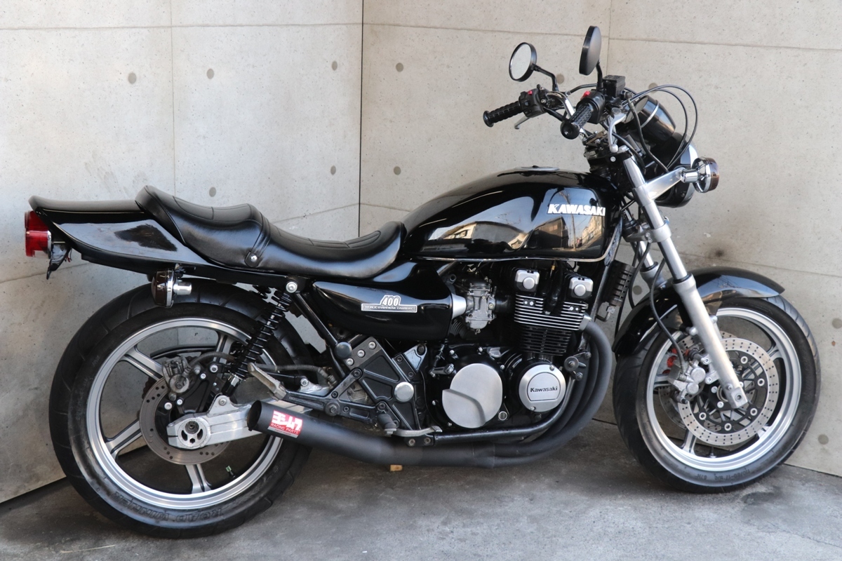 横浜 Kawasaki ゼファー400 最終型c７ 旧車 Z2 ブラック爆発仕様 カスタム 綺麗 好調 251cc 400cc 売買されたオークション情報 Yahooの商品情報をアーカイブ公開 オークファン Aucfan Com