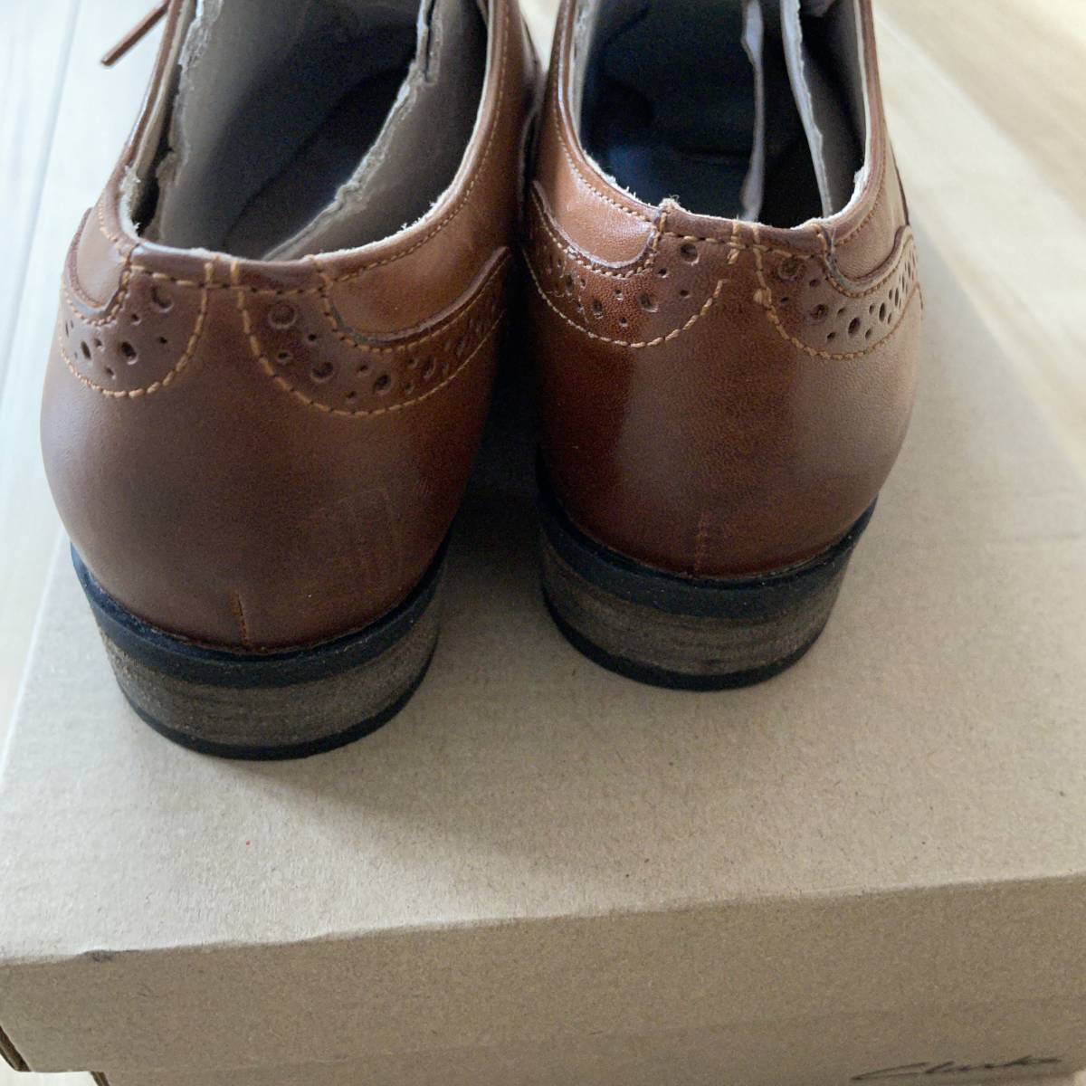未使用 Clarks クラークス ハンブルオーク オックスフォードシューズ 