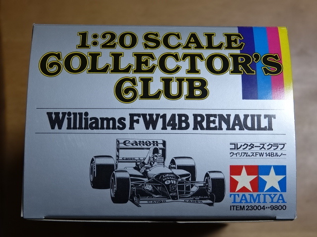 ☆タミヤ 1/20 ウィリアムズ FW14B ルノー コレクターズクラブ☆ FW14B