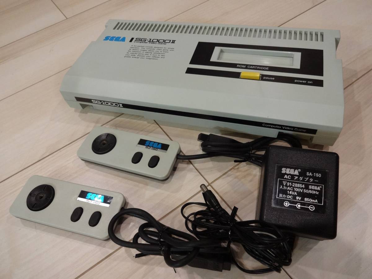 中古品　SEGA SG-1000 II 家庭用ゲーム機 SEGA セガ 本体 SG-1000 II ○ SG-1000II - ゲーム 1円〜 激レア 昭和