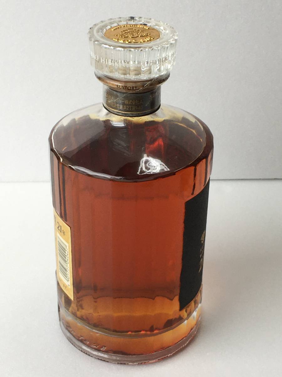 古酒 未開栓 サントリー ウイスキーSUNTORY 響 21年 裏ラベルゴールド