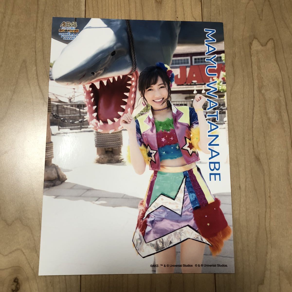 渡辺麻友 生写真ポスター A4サイズ - Yahoo!オークション 元AKB48 USJ
