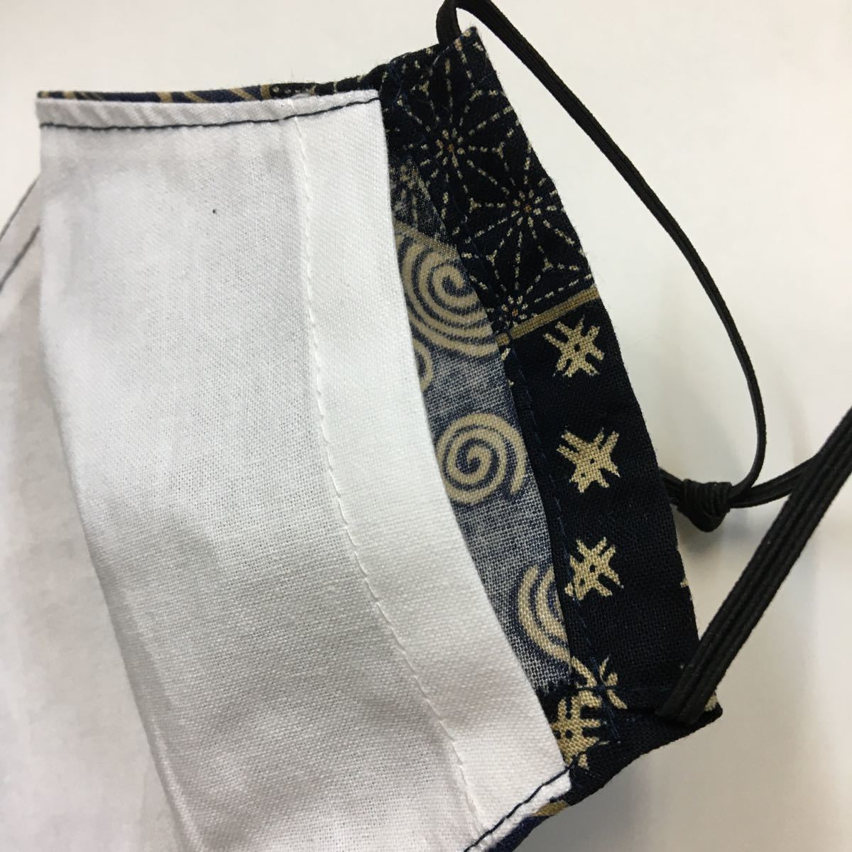 ハンドメイド 和柄　マスクカバー　大きめサイズ_4