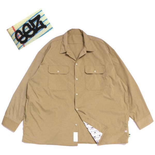 20AW SSZ × AH.H WORK SHIRT ワークシャツ フリーサイズ ベージュ 11 