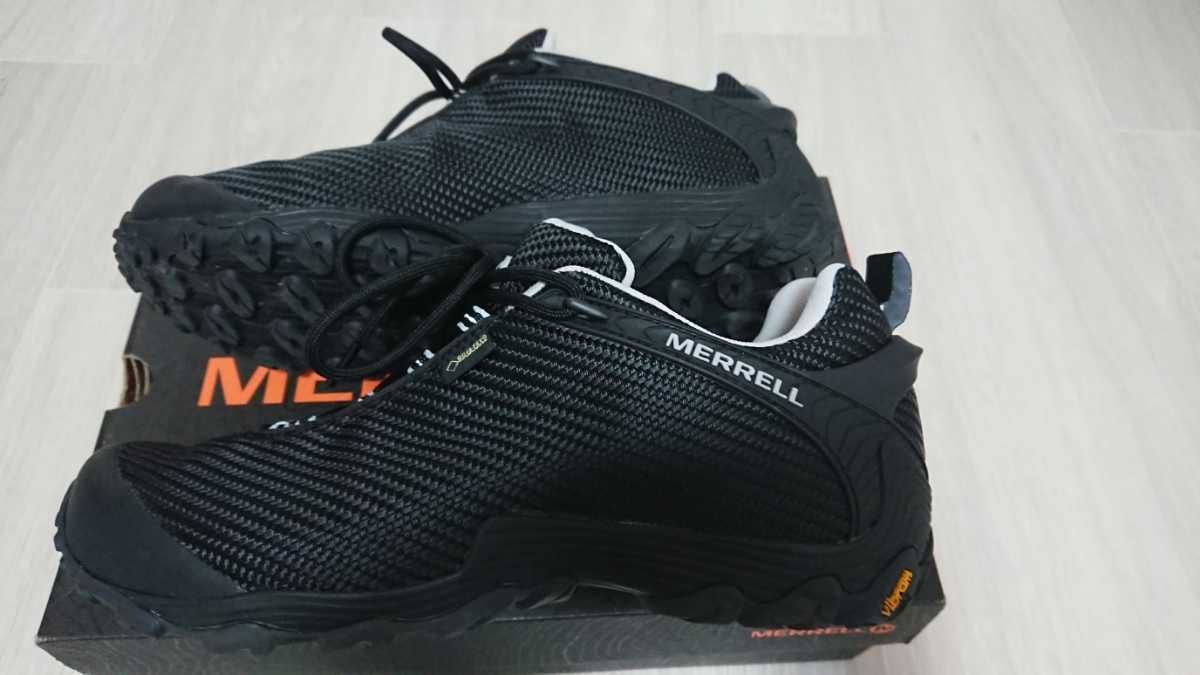 ★ 極美品 MERRELL メレル CHAMELEON カメレオン 7 ゴアテックス 27㎝ 黒 GORE-TEX