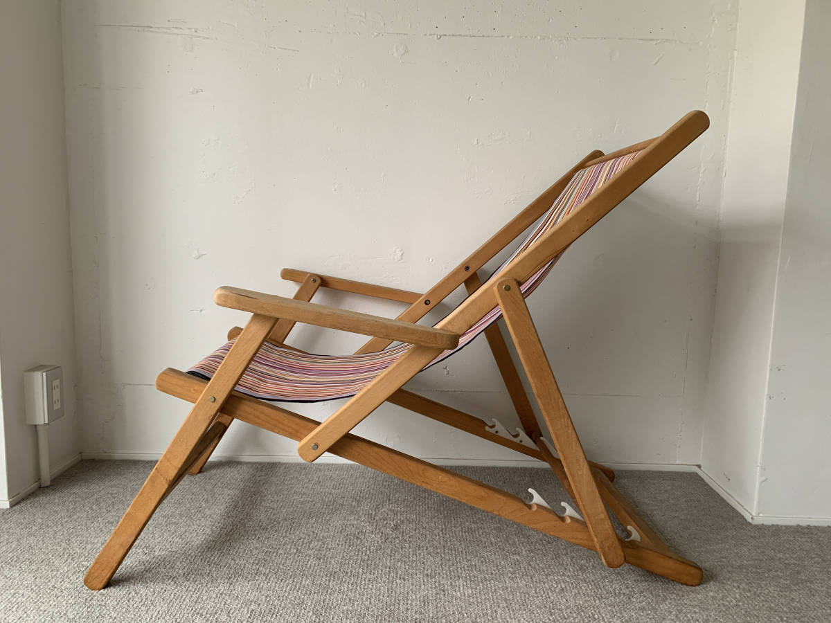 直接引き取り限定 デッキチェア ガーデンチェア コンランショップ購入 Les Toiles Du Soleil Actus Idee フランフラン Ikea 折り畳みイス 売買されたオークション情報 Yahooの商品情報をアーカイブ公開 オークファン Aucfan Com